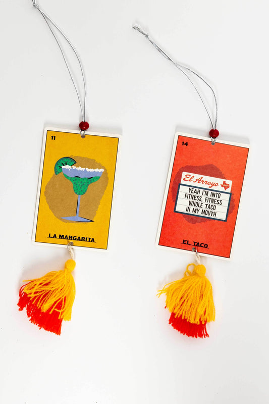 Tex-Mex Bingo Car Air Freshener (2 Pack) - La Margarita