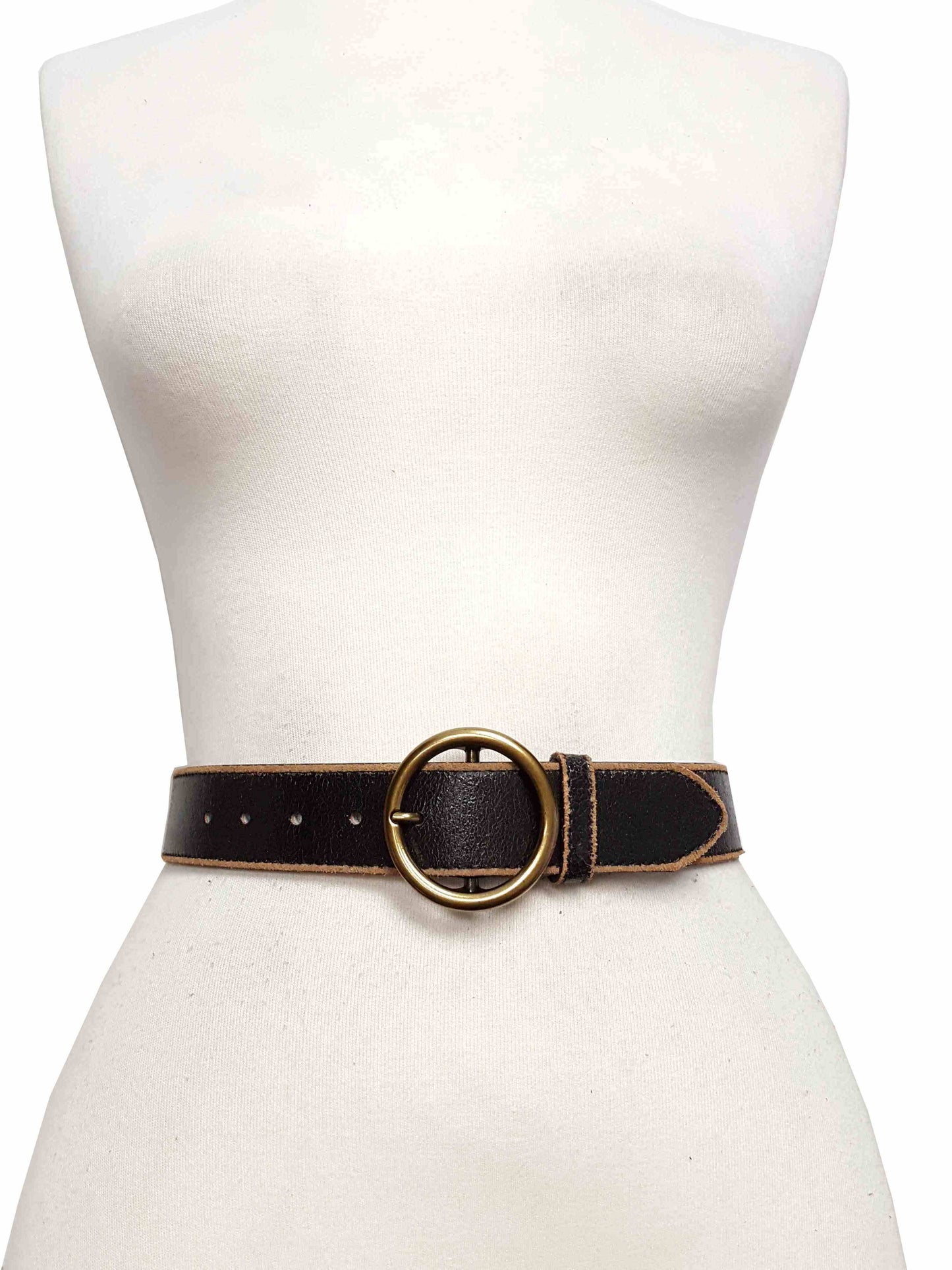 Wide Vintage Leather Belt