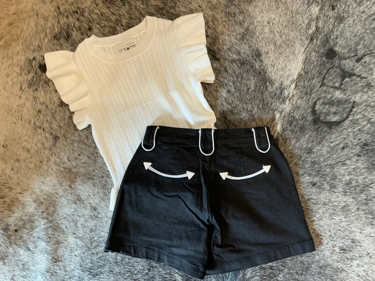 Howdy Smile Pocket Shorts