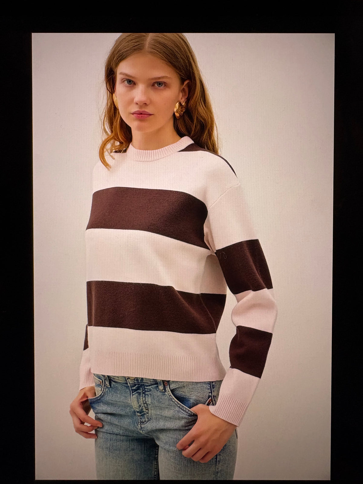 Chunky Striped Sweater