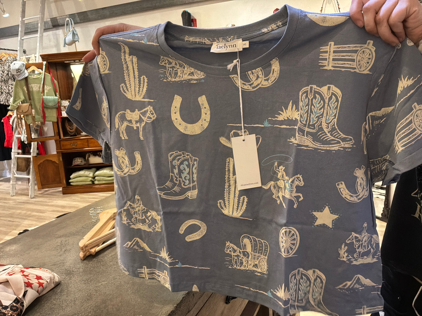 Taelynn cowgirl t