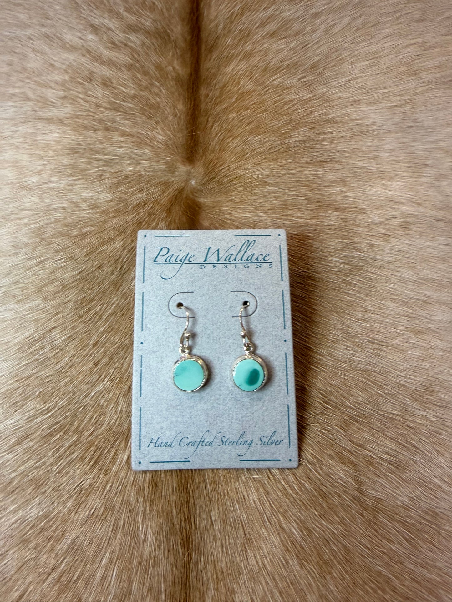 Paige Wallace Turquoise & Silver Earrings