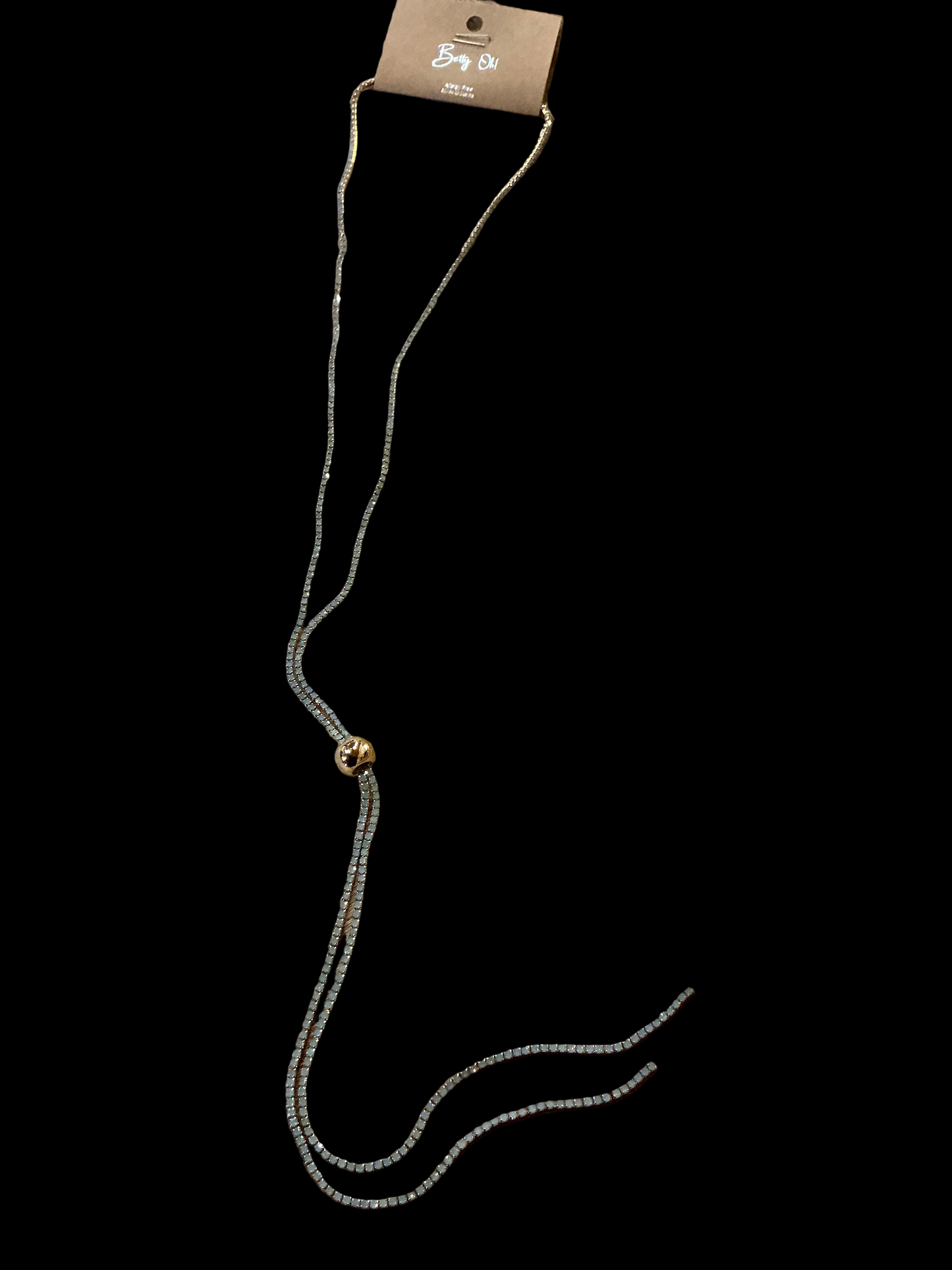 Crystal Slider Necklace