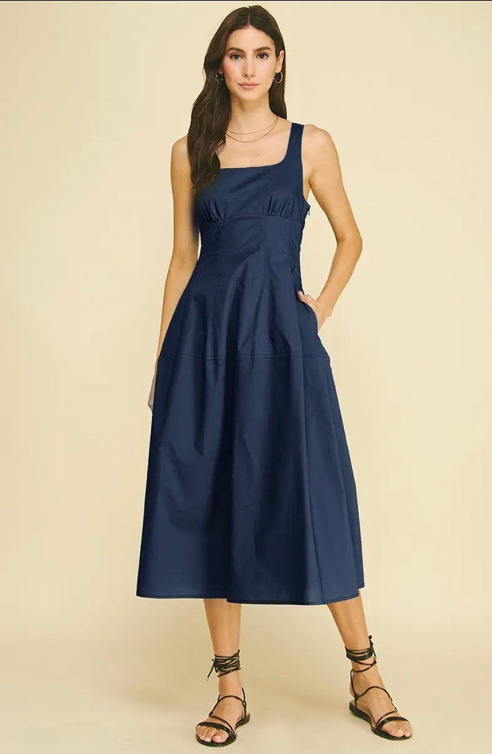 A-Line Midi Dress