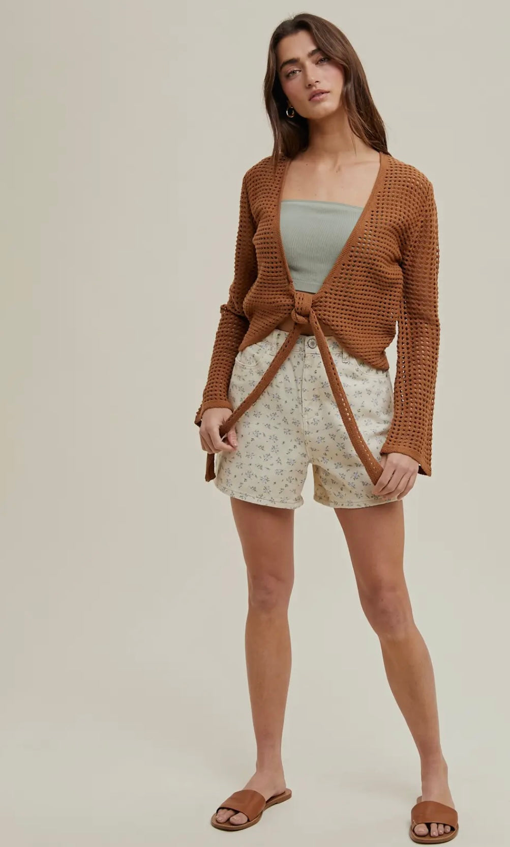 Tie Front Cardigan