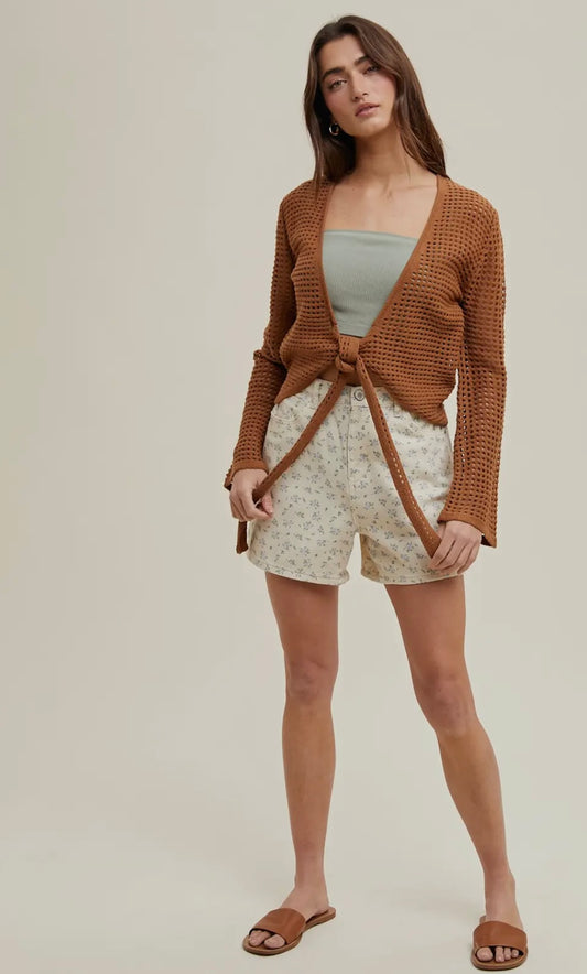 Tie Front Cardigan