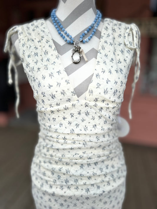 Blue Daisy Dress