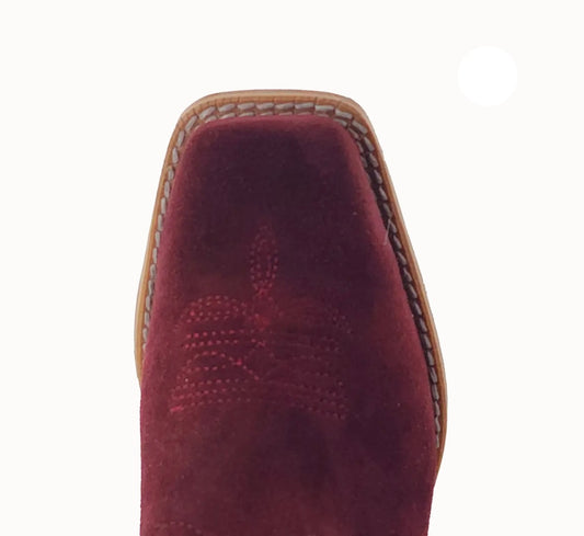 Kids Boots Roughout Raspberry