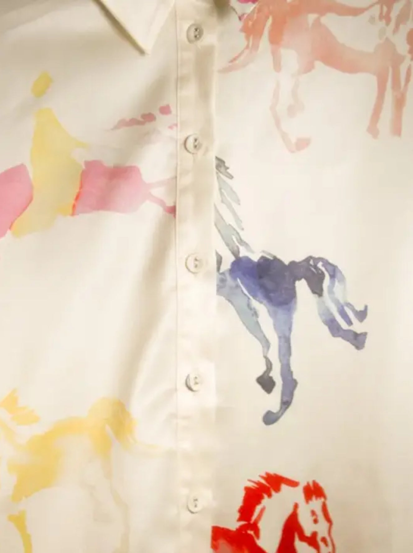 Water Color Horse Print Shirt