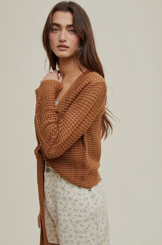 Tie Front Cardigan