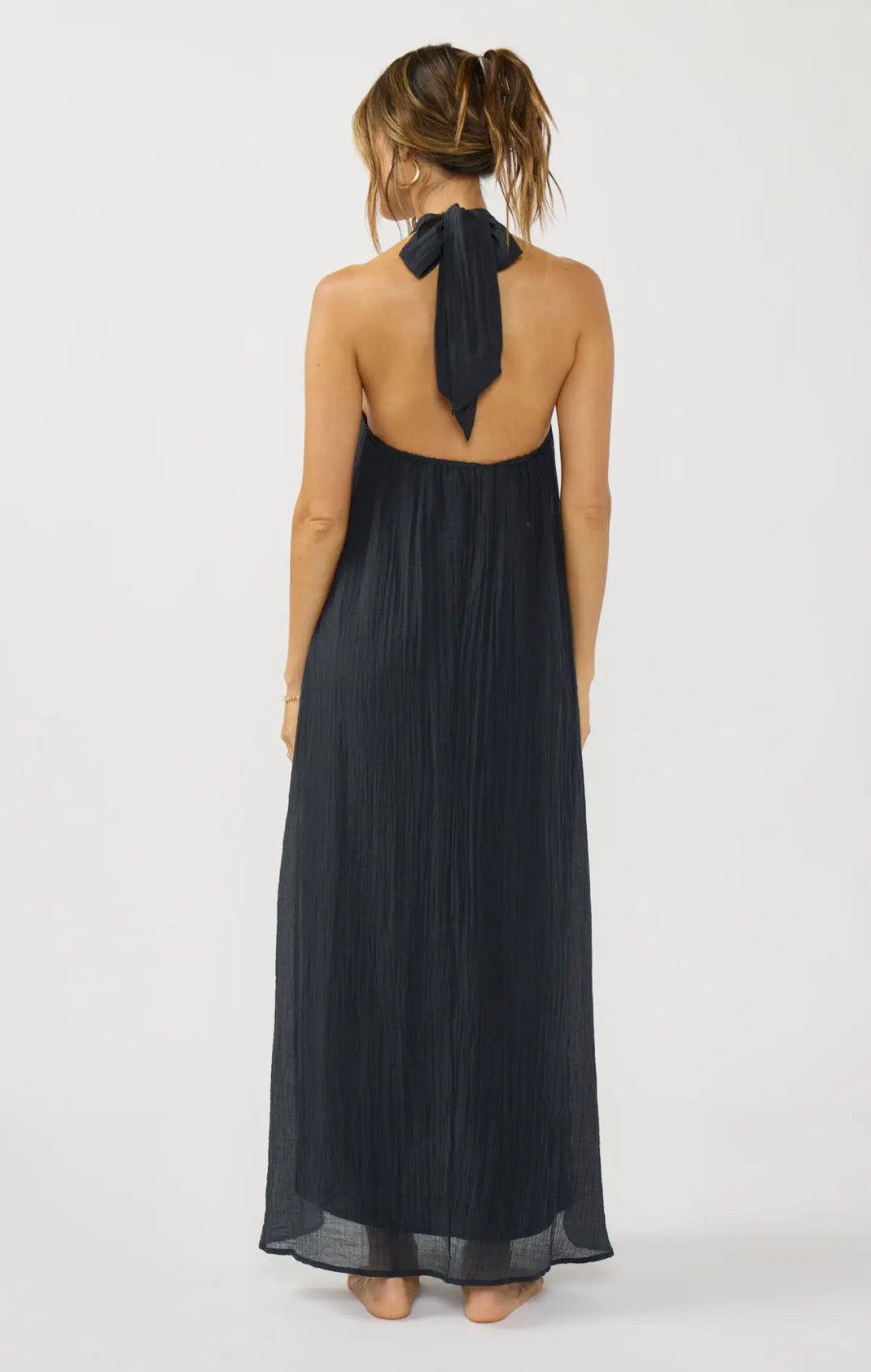 O-Ring Halter Dress