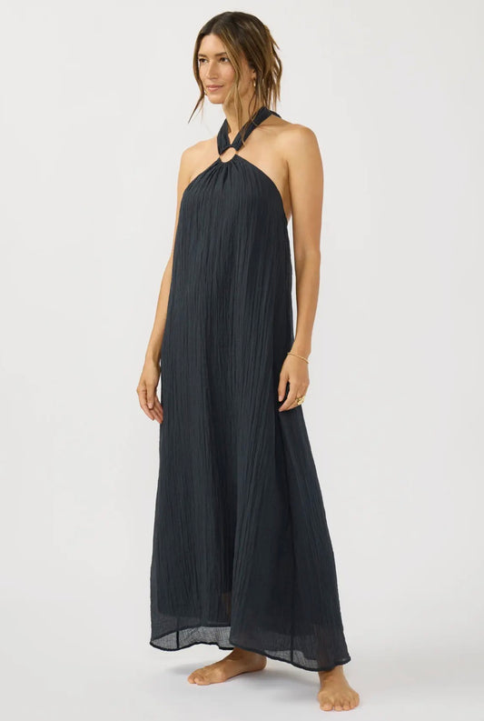 O-Ring Halter Dress