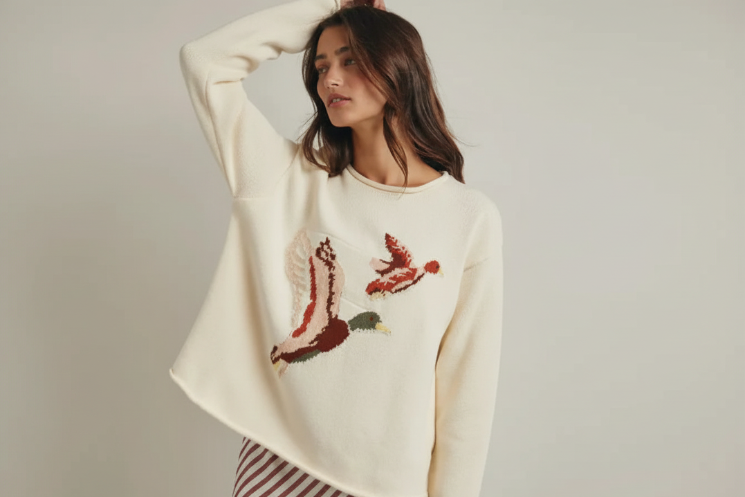 Flying Duck Duo Knit Sweater