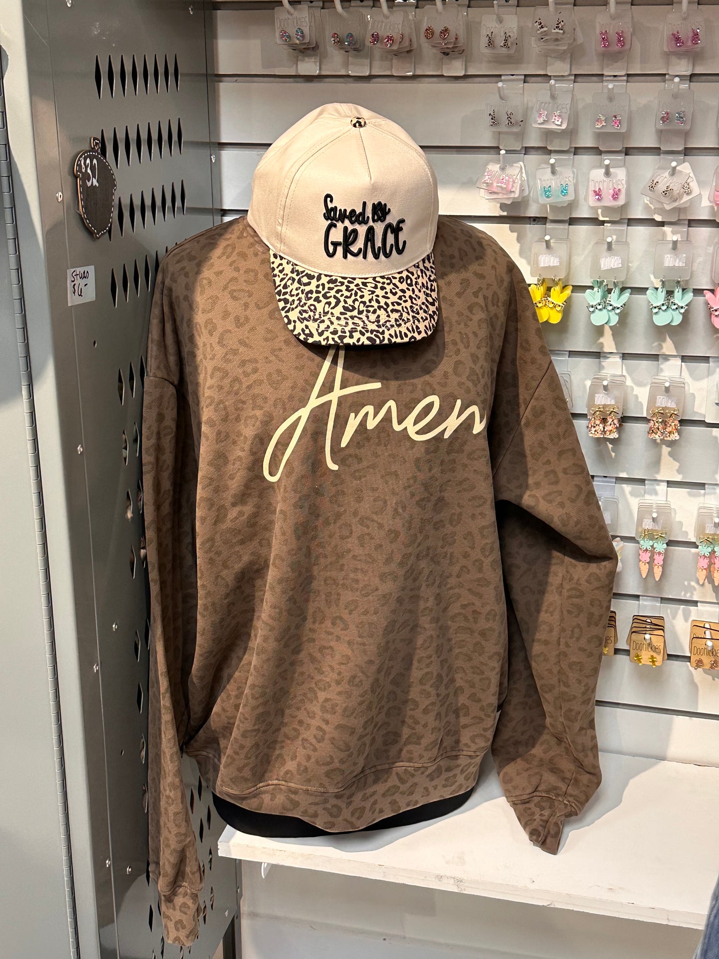 AMEN Leopard Sweatshirt