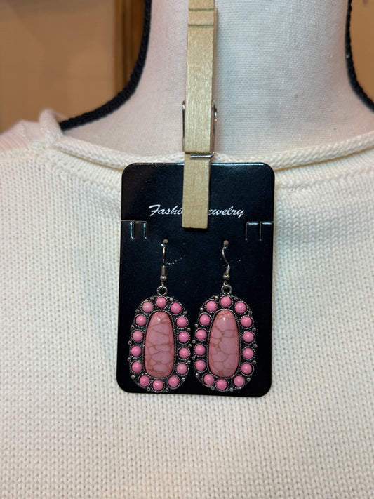 Blush & Ivory Oval Drops