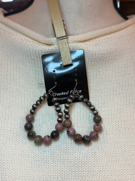 Bronze & Silver Earrings