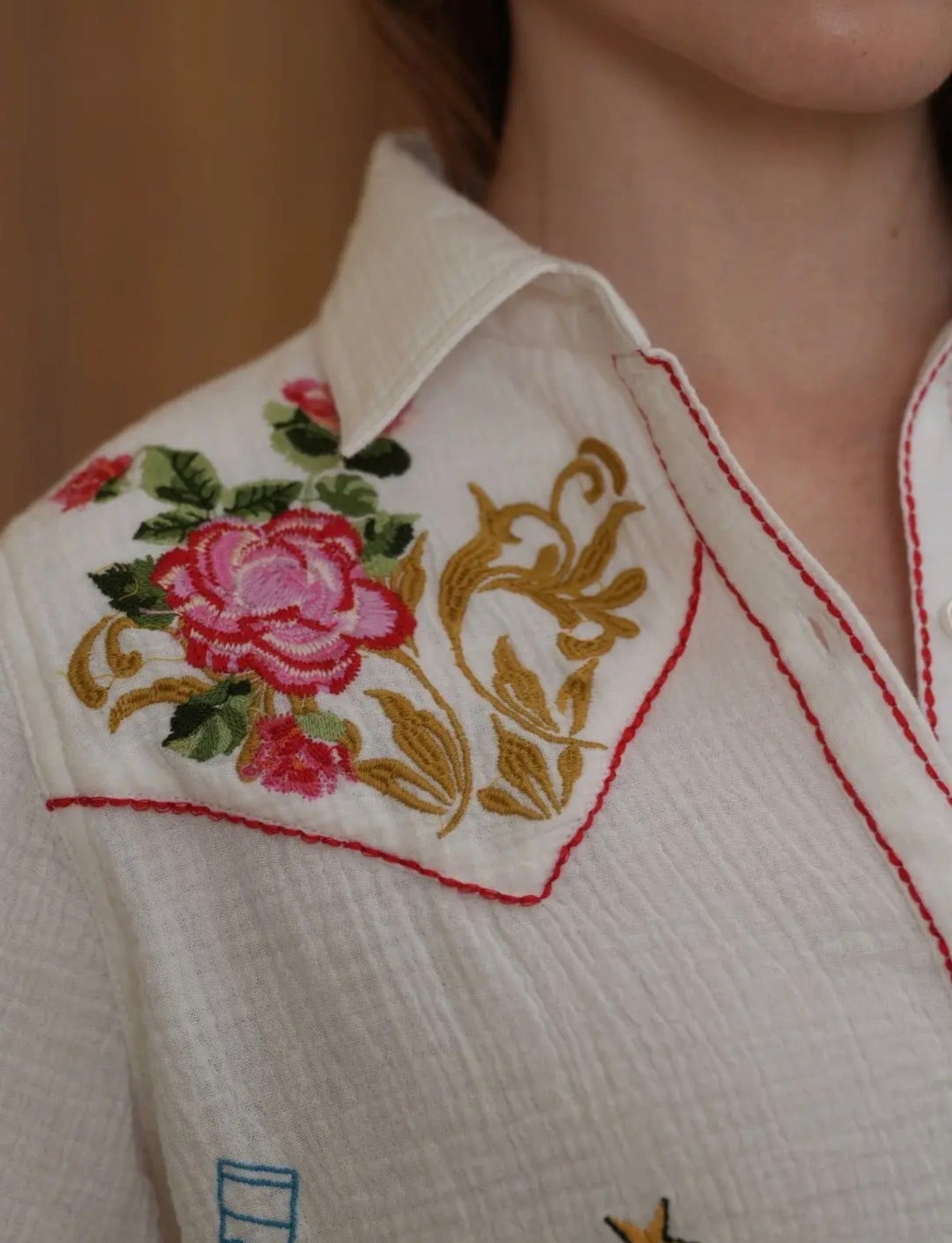The Classy Cowgirl Button Up