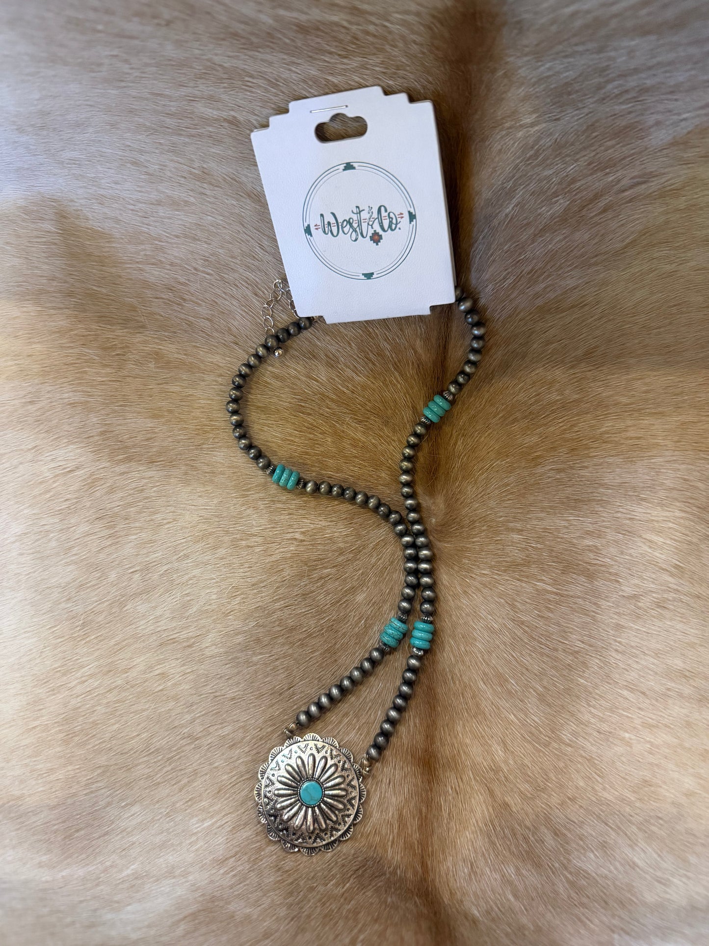 Prairie Sun Concho Necklace