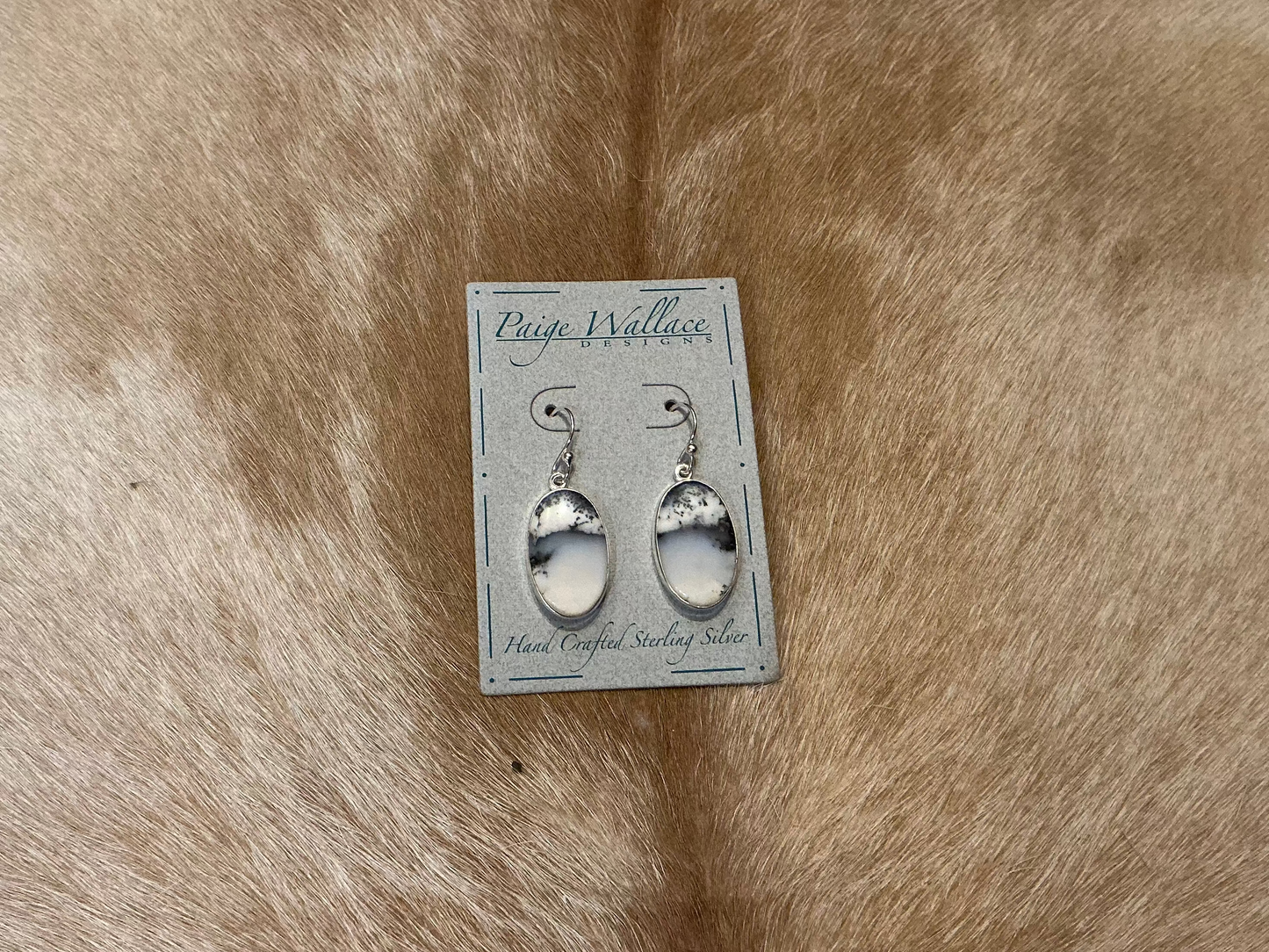 Paige Wallace Dendritic Agate Earrings