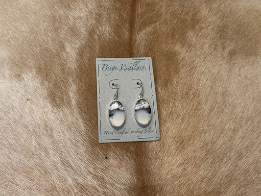 Paige Wallace Dendritic Agate Earrings