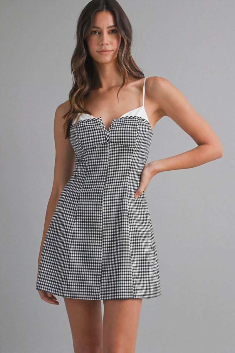 Gingham Mini Dress