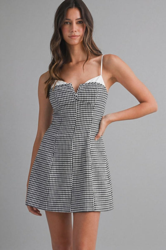 Gingham Mini Dress