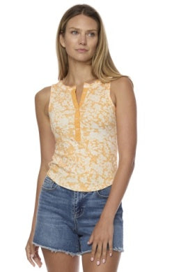 Orange Floral Henly Tank
