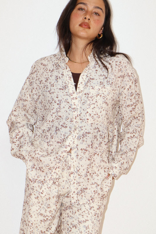 Ditsy Floral Button Up