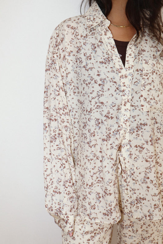 Ditsy Floral Button Up