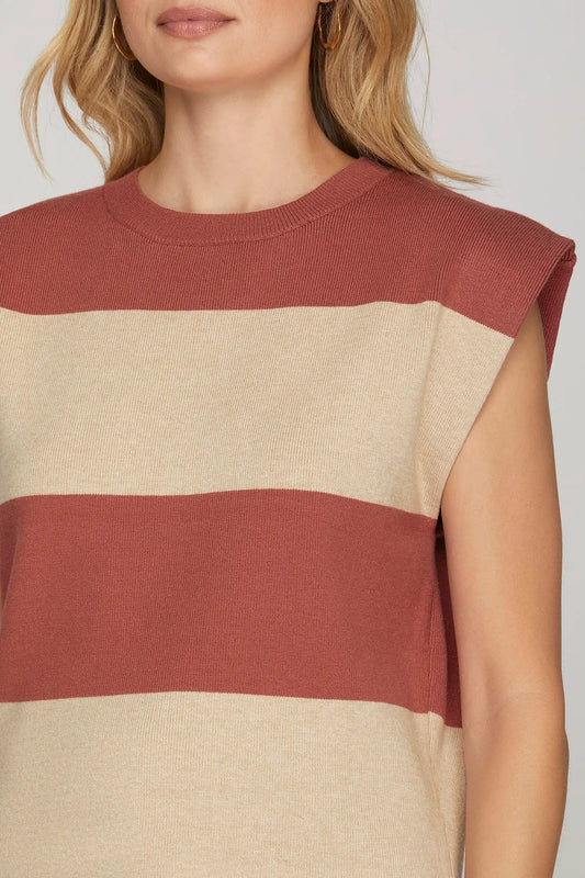 Striped Sweater Top