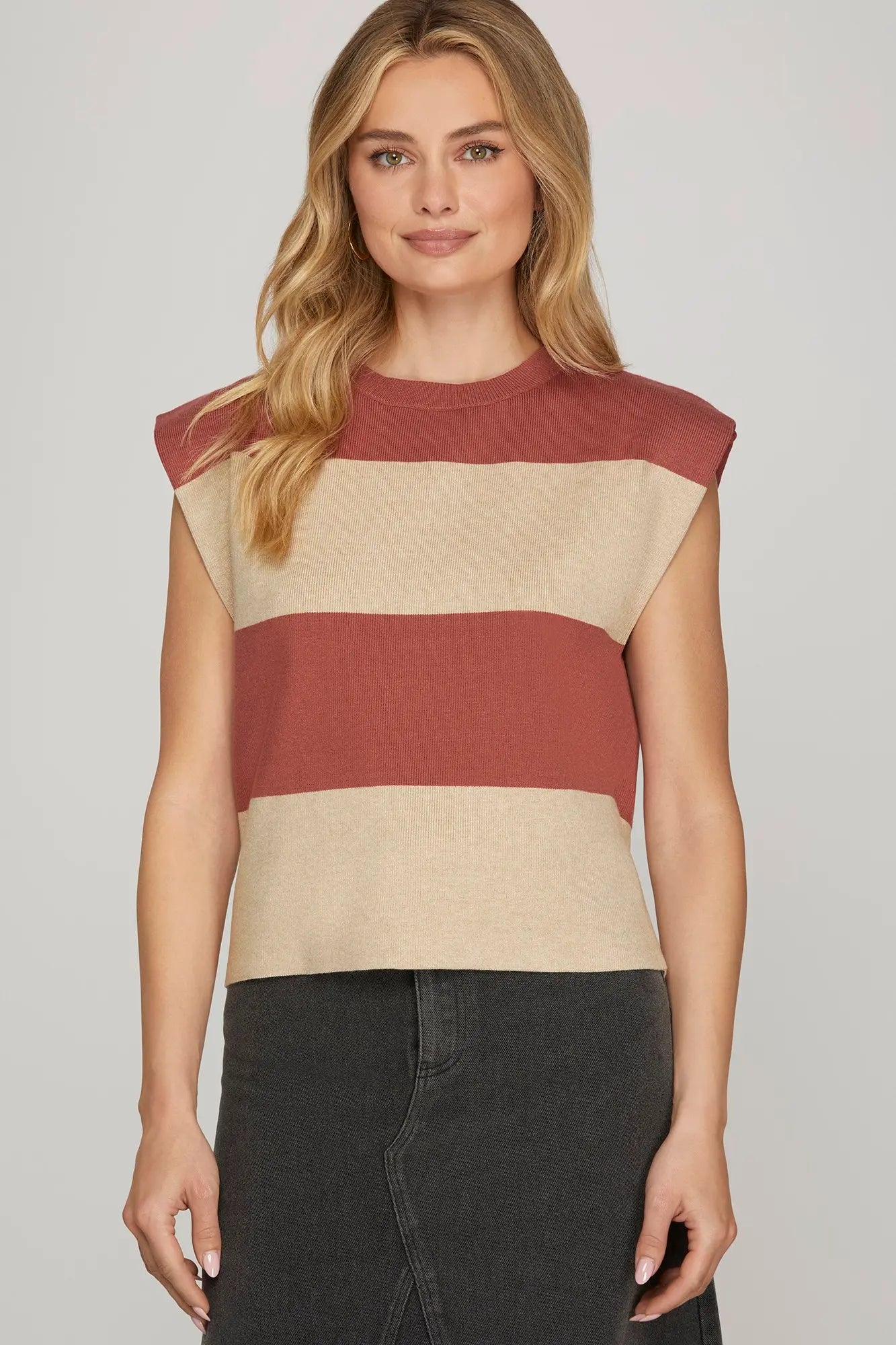 Striped Sweater Top