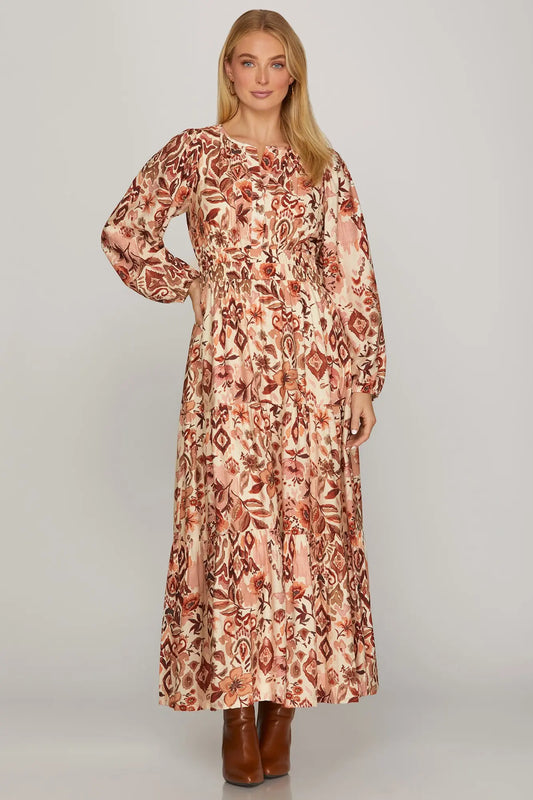 “Fall” in Love Maxi Dress