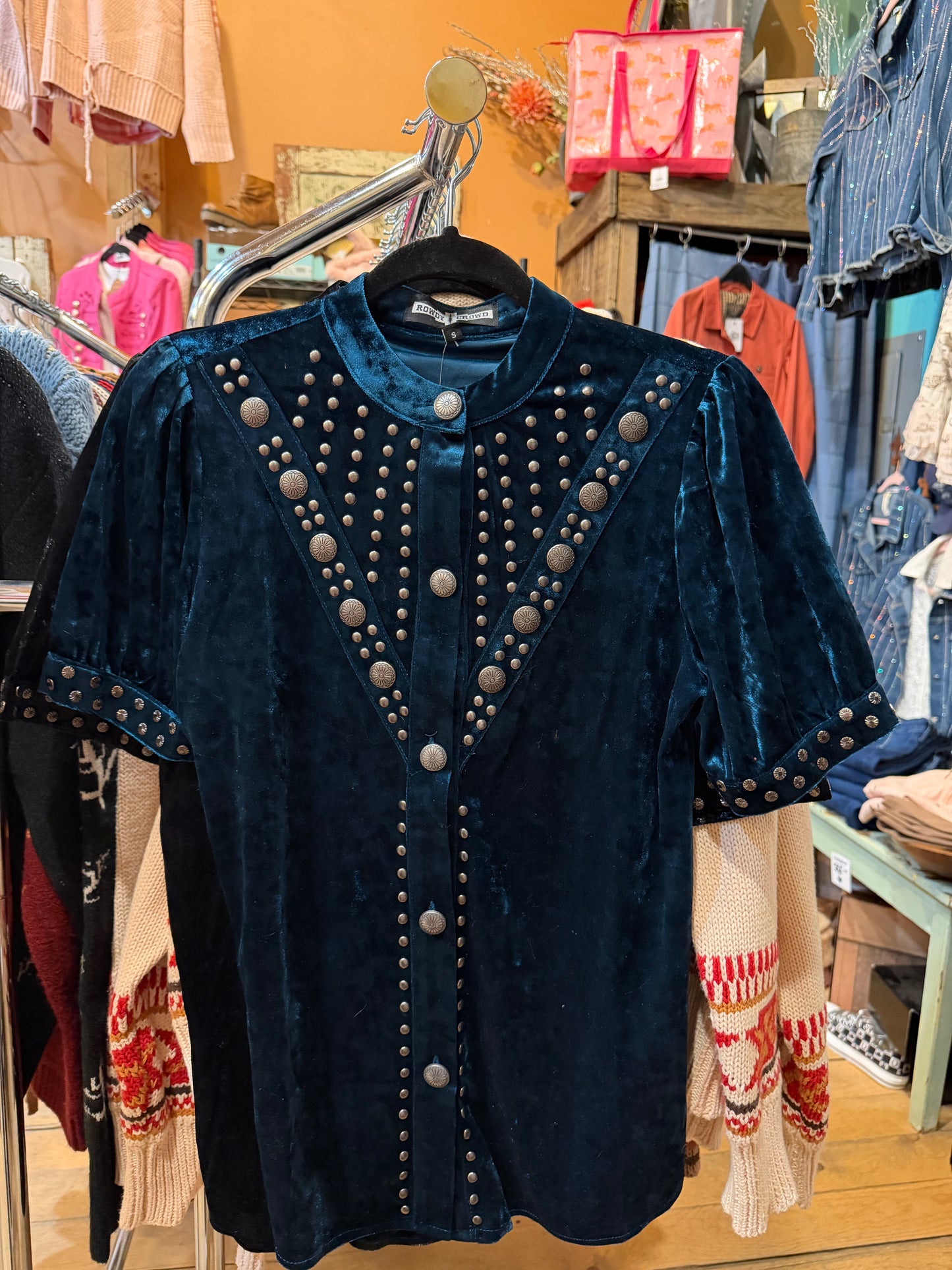 Concho Blouse