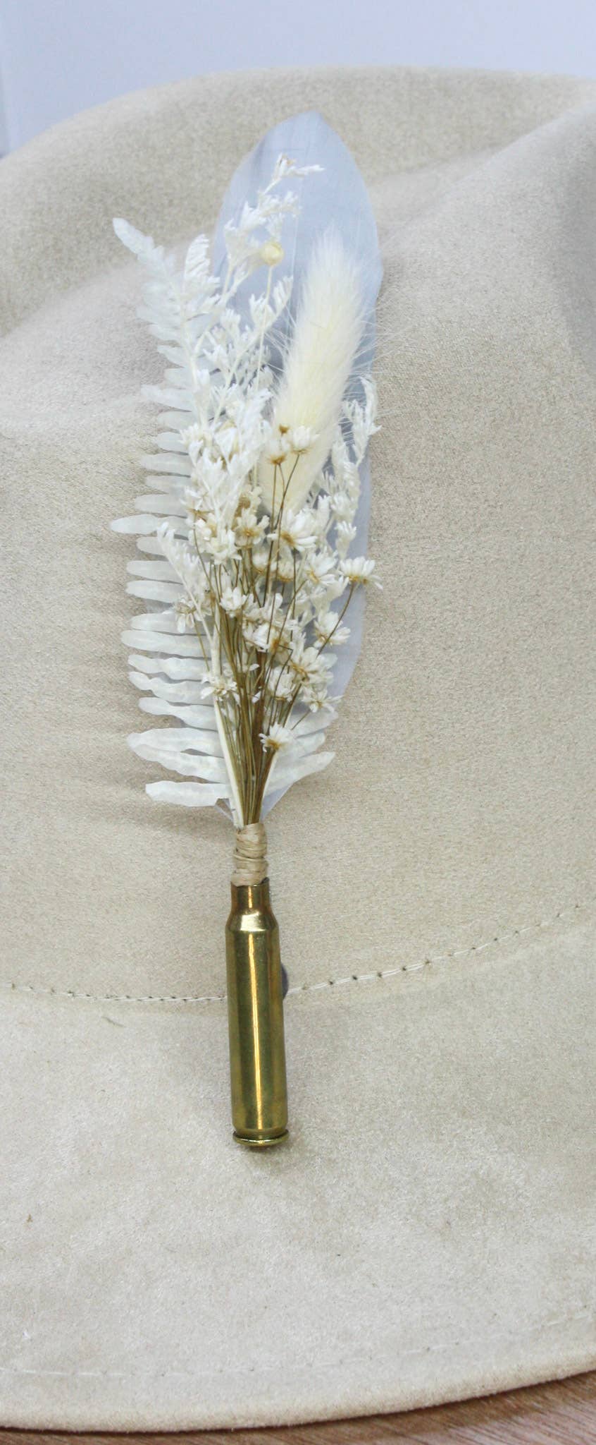 Florals and Feathers BrimBud Bullet Hat Pin