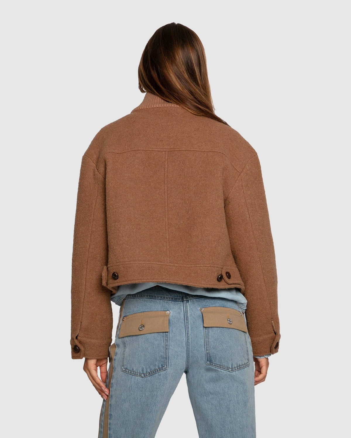 Crystal Skies Cropped Wool