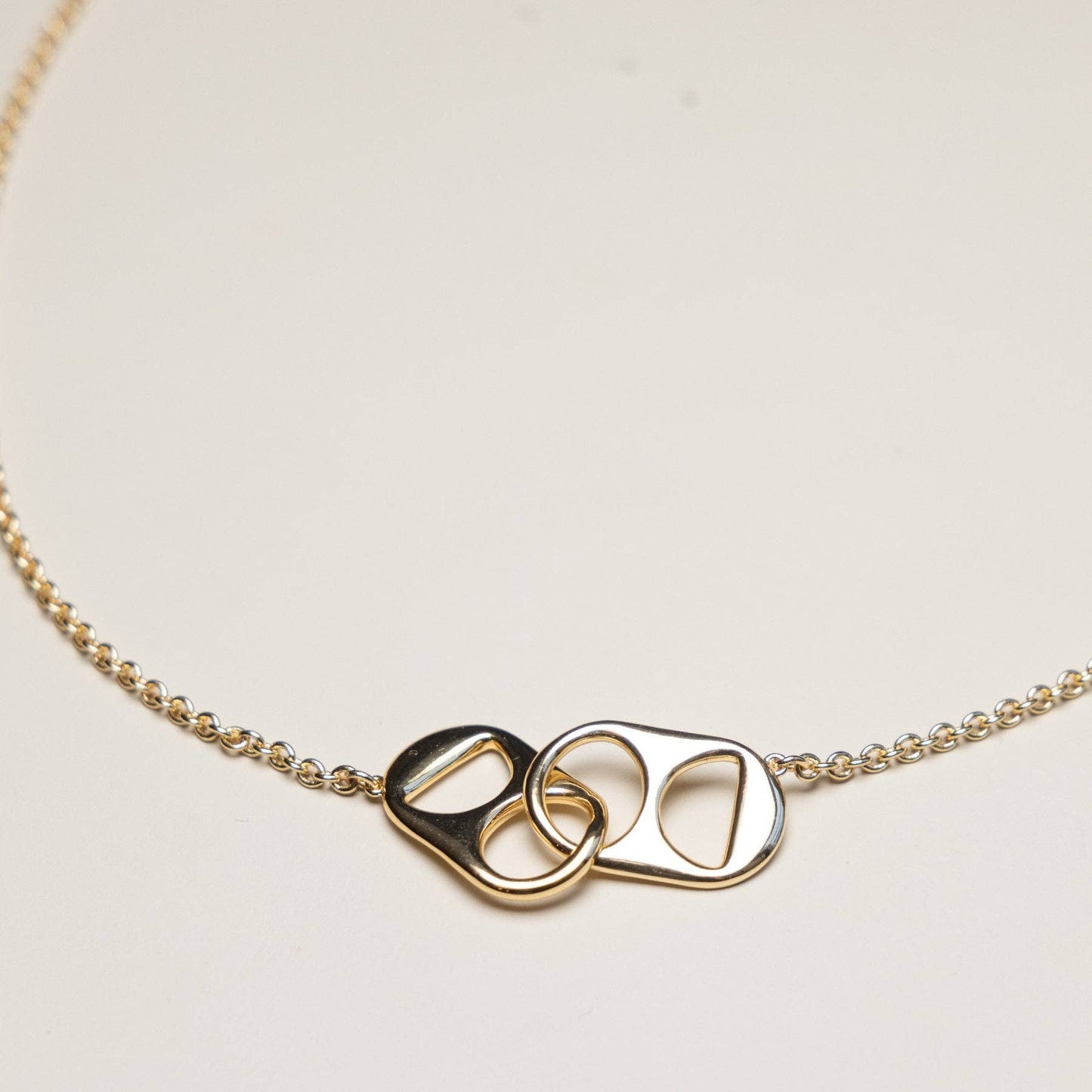 Soda Tab Necklace: Gold / One Size