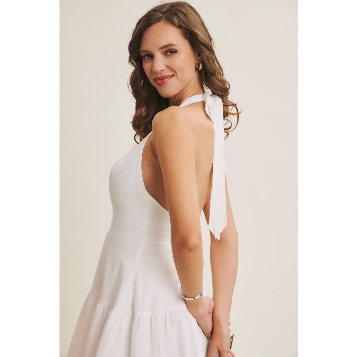CASCADE RUFFLES DRESS