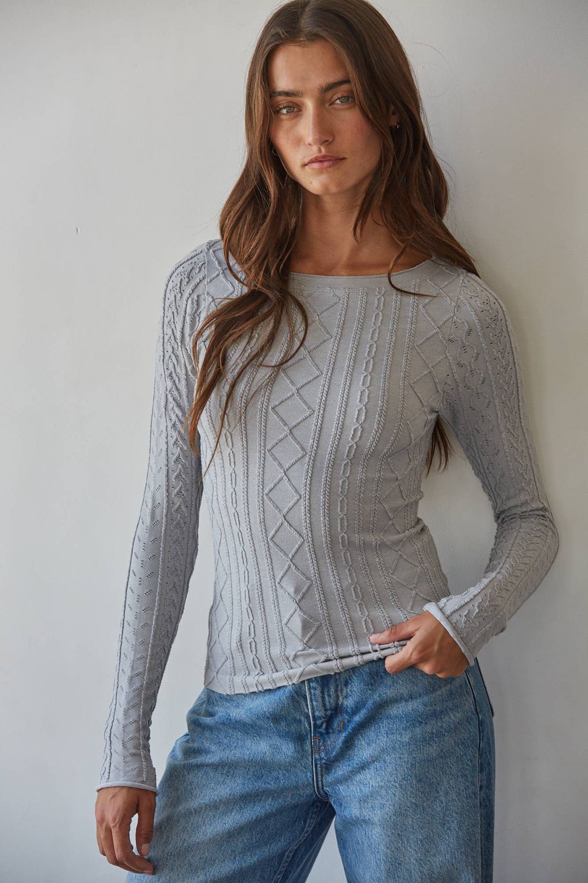 Round Neck LS