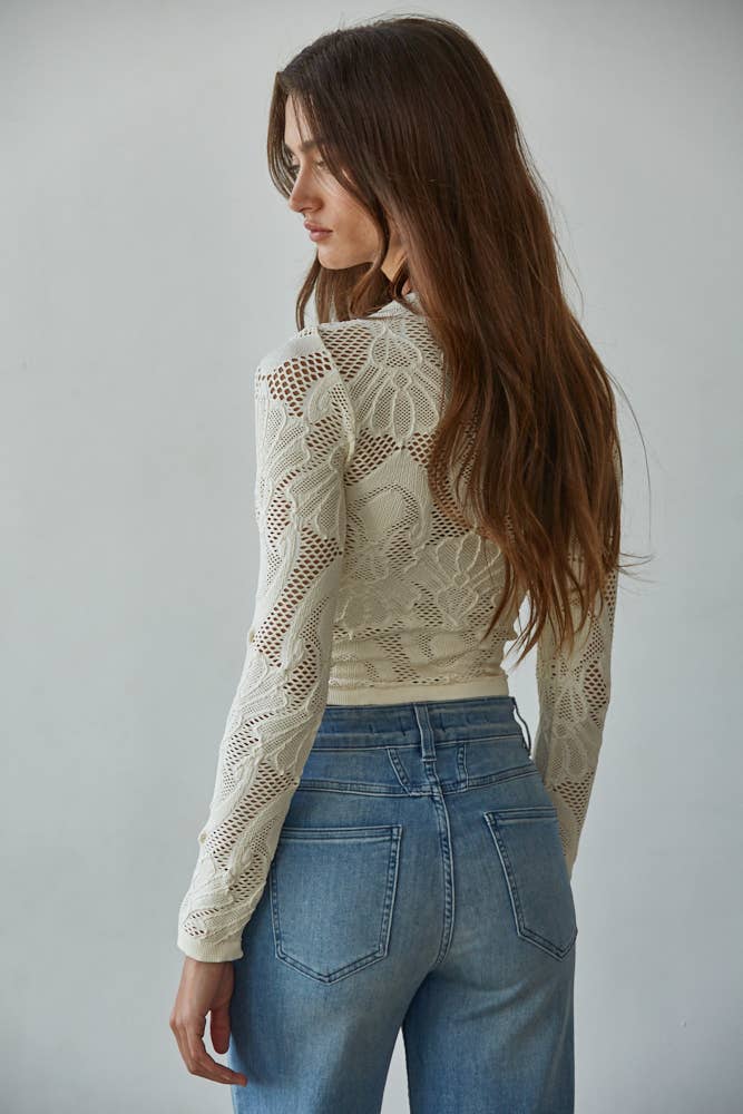 Mock Neck LS