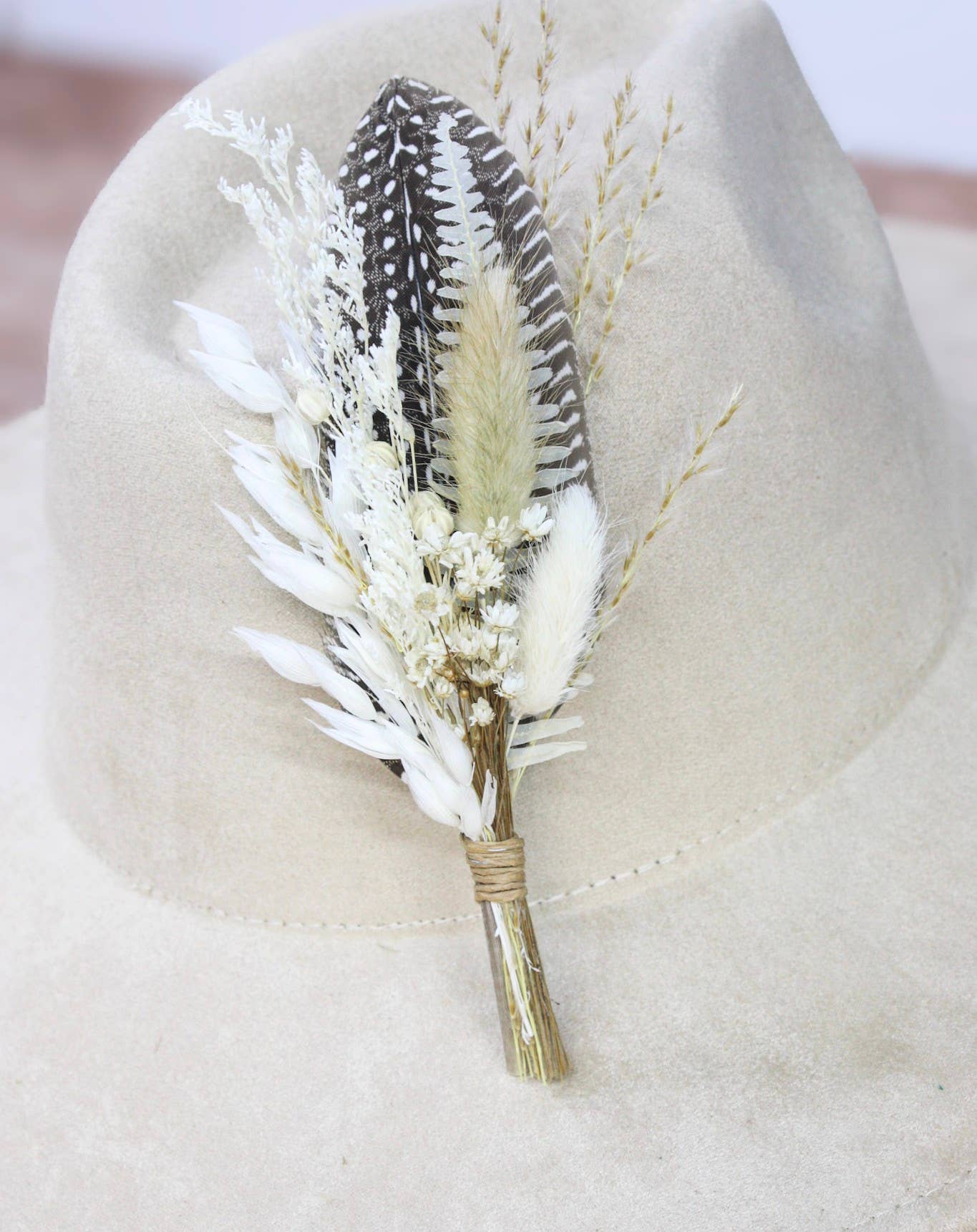 Florals and Feathers Classic BrimBud Hat Pin