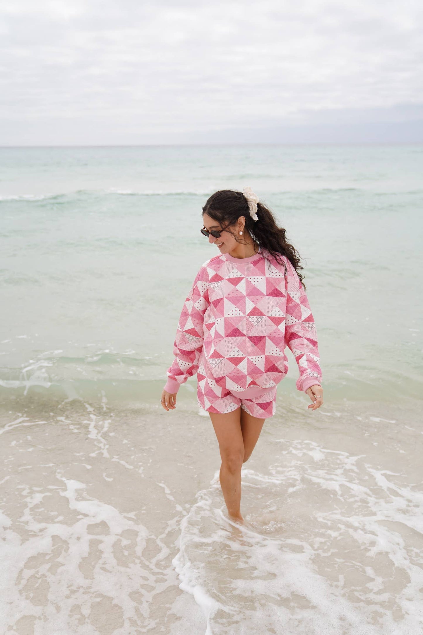 Gemma Quilted Patchwork Sweatshirt