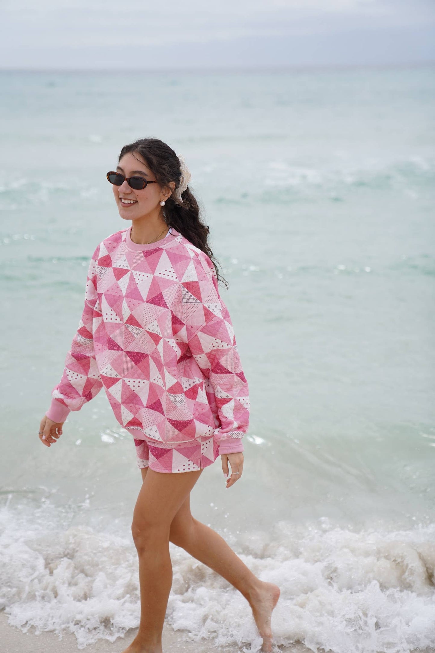 Gemma Quilted Patchwork Sweatshirt