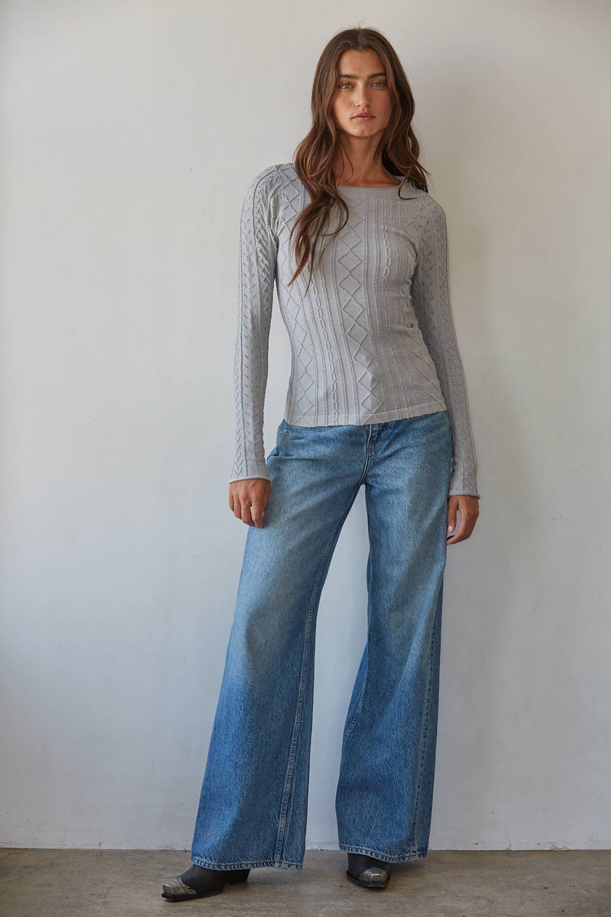 Round Neck LS